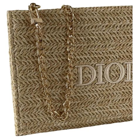 sac paille dior|sac designer dior.